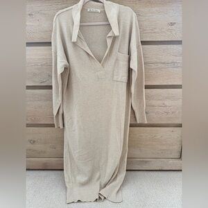 We The Free Free People oatmeal cream  sweater Dress